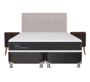 Box spring 2 plazas Ortopedic base dividida B5 + set Tigris/ Niger Cic