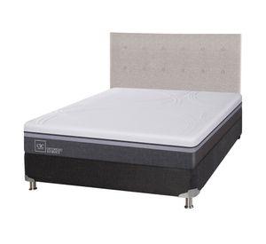 Box spring 2 plazas Ortopedic advance B5 + respaldo Tigris Cic
