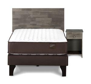 Cama europea 1 plaza Ergo T + set Tabor grafito Rosen