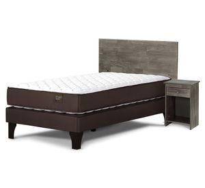 Cama europea 1 plaza Ergo T + set Tabor grafito Rosen