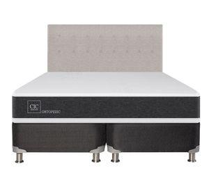 Box spring king Ortopedic B5 + respaldo Tigris Cic