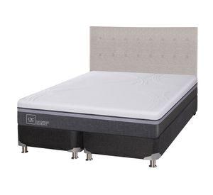 Box spring king Ortopedic advance B5 + respaldo Tigris Cic