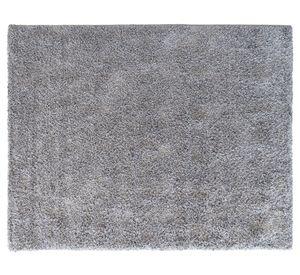 Alfombra shaggy 50x100 cm Lisa gris Idetex.