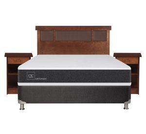 Box spring 2 plazas Ortopedic B5 + set New Dublin caramelo Cic