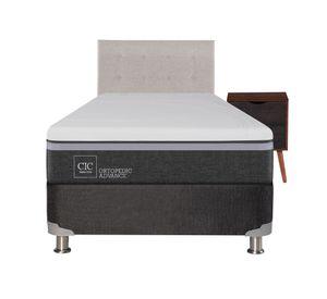 Box spring 1,5 plazas Ortopedic advance + set Níger/Tigris Cic