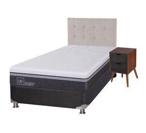 Box spring 1,5 plazas Ortopedic advance + set Níger/Tigris Cic