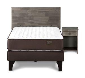 Cama europea 1.5 plazas Ergo T + set Tabor grafito Rosen