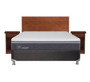 Box spring 2 plazas Ortopedic advance B5 + set New Villarrica Cic