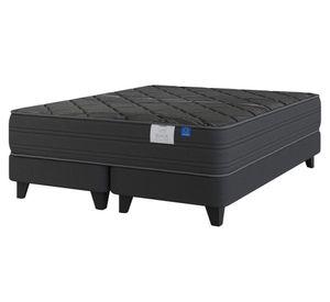 Cama europea Black king base dividida
