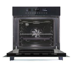 Horno eléctrico empotrable Black Touch triple vidrio 10F 59L QH59DBT
