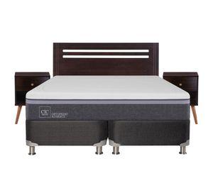 Box spring 2 plazas Ortopedic advance base dividida B5 + set New Múnich Cic