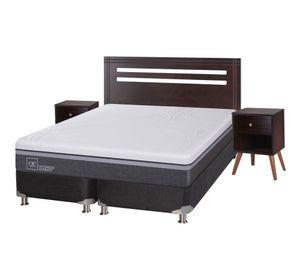 Box spring 2 plazas Ortopedic advance base dividida B5 + set New Múnich Cic