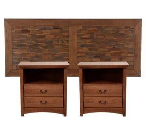 Respaldo 2 plazas + 2 veladores Antique Cic