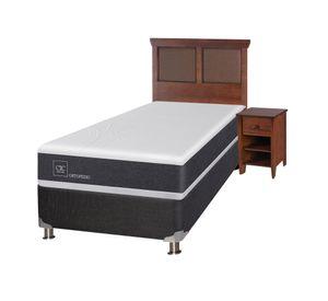Box spring 1.5 plazas Ortopedic B5 + set New Torino caramelo Cic