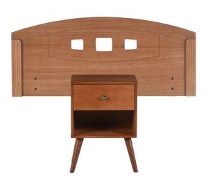 Respaldo single + velador New Gales Cic