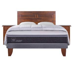 Cama europea 2 plazas Ortopedic Advance + set Milán + plumón pluma Cic