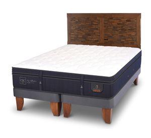 Cama europea 2 plazas Súper premium base dividida + respaldo Antique Cic
