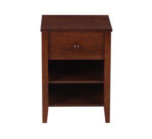 Velador 1 cajón New Torino caramelo Cic