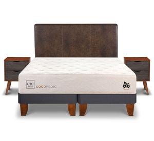 Cama europea King Cocopedic + Set Ní­ger/Baker Cic.
