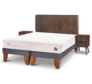 Cama europea King Cocopedic + Set Ní­ger/Baker Cic.