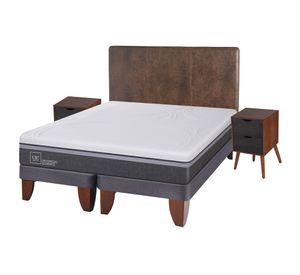 Cama europea 2 plazas Ortopedic advance base dividida + set Baker/ Niger Cic