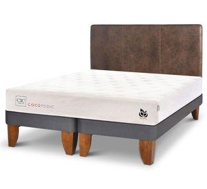 Cama europea 2 plazas Cocopedic + respaldo Baker Cic.