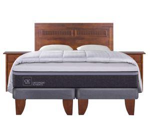 Cama europea 2 plazas Ortopedic Advance + set Milán + plumón Cic