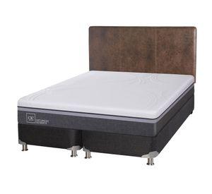 Box spring king Ortopedic advance B5 + respaldo Baker Cic