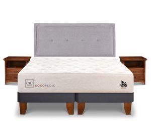 Cama europea 2 plazas Cocopedic + Set Indo/Ganges Cic.