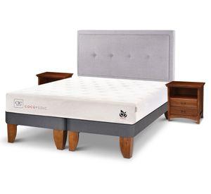Cama europea 2 plazas Cocopedic + Set Indo/Ganges Cic.