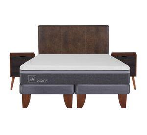 Cama europea king Ortopedic advance + set Baker/ Niger Cic