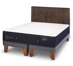 Cama europea 2 plazas Premium base dividida + respaldo Baker Cic