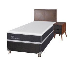 Box spring 1,5 plazas Ortopedic + set Níger/Baker Cic