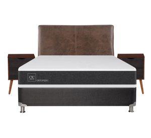 Box spring 2 plazas Ortopedic B5 + set Baker/ Niger Cic