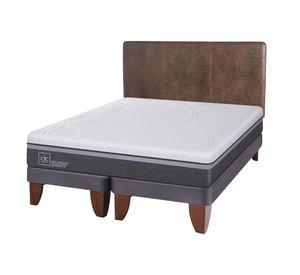 Cama europea 2 plazas Ortopedic advance base dividida + respaldo Baker Cic