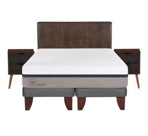 Cama europea 2 plazas Balance base dividida + set Baker/ Niger Cic