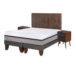 Cama europea 2 plazas Balance base dividida + set Baker/ Niger Cic