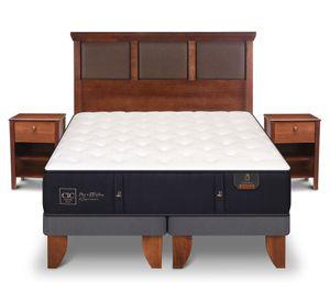 Cama europea king Premium + set New Torino caramelo Cic