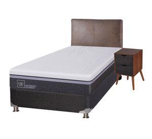 Box spring 1,5 plazas Ortopedic advance + set Níger/Baker Cic