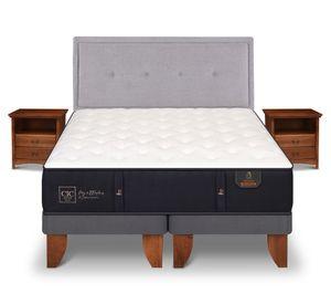 Cama europea 2 plazas Premium base dividida + set Ganges/ Indo Cic