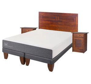 Cama Europea 2 plazas Smart base dividida + Set Milán Cic