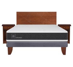 Cama europea 2 plazas Ortopedic + set New Villarrica Cic