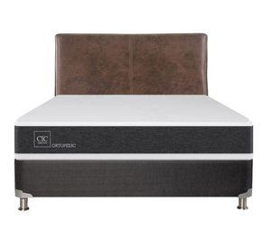 Box spring 2 plazas Ortopedic B5 + respaldo Baker Cic