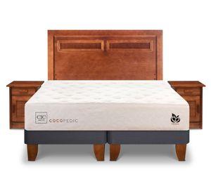 Cama europea 2 plazas Cocopedic + Set Milán Cic.