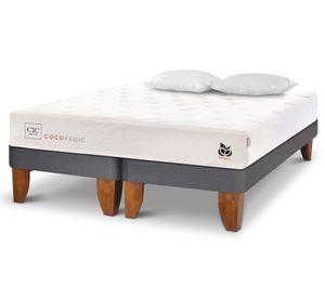 Cama europea King Cocopedic + almohadas Cic.