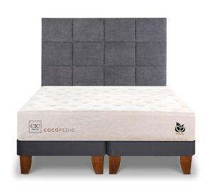 Cama europea base dividida king Cocopedic + respaldo Tamesis Cic.
