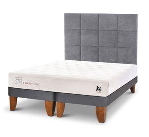Cama europea base dividida king Cocopedic + respaldo Tamesis Cic.