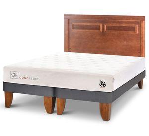 Cama europea King Cocopedic + respaldo Milán Cic.