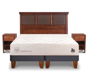 Cama europea 2 plazas Cocopedic + Set Torino Cic.