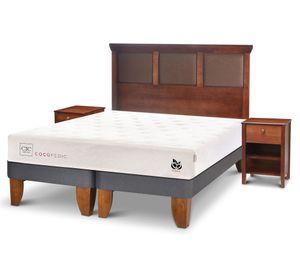 Cama europea 2 plazas Cocopedic + Set Torino Cic.